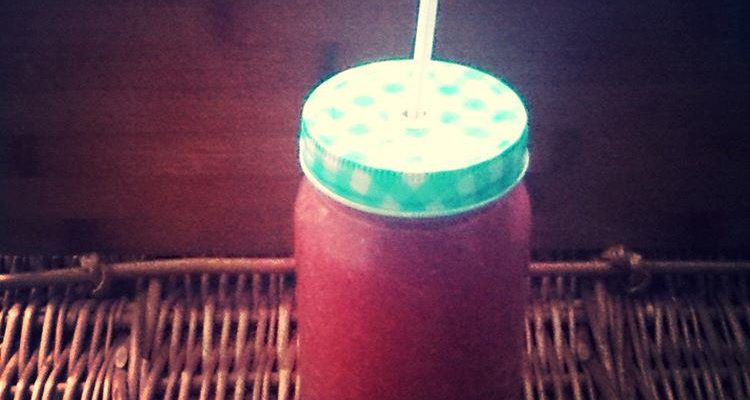 Koktajl arbuz-mięta-chia