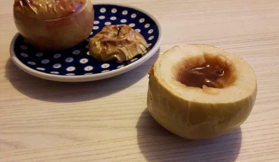 pieczone jabłka