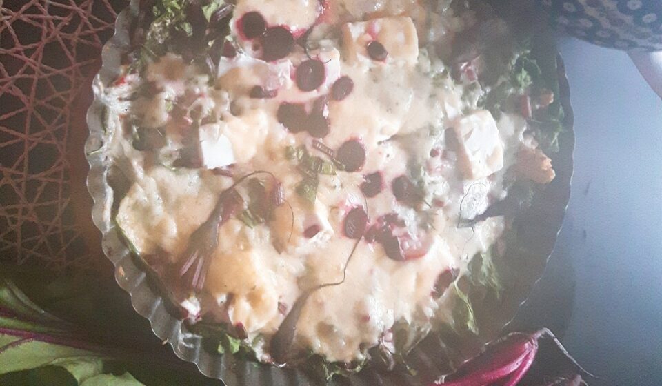 Przepis na frittatę z botwinką