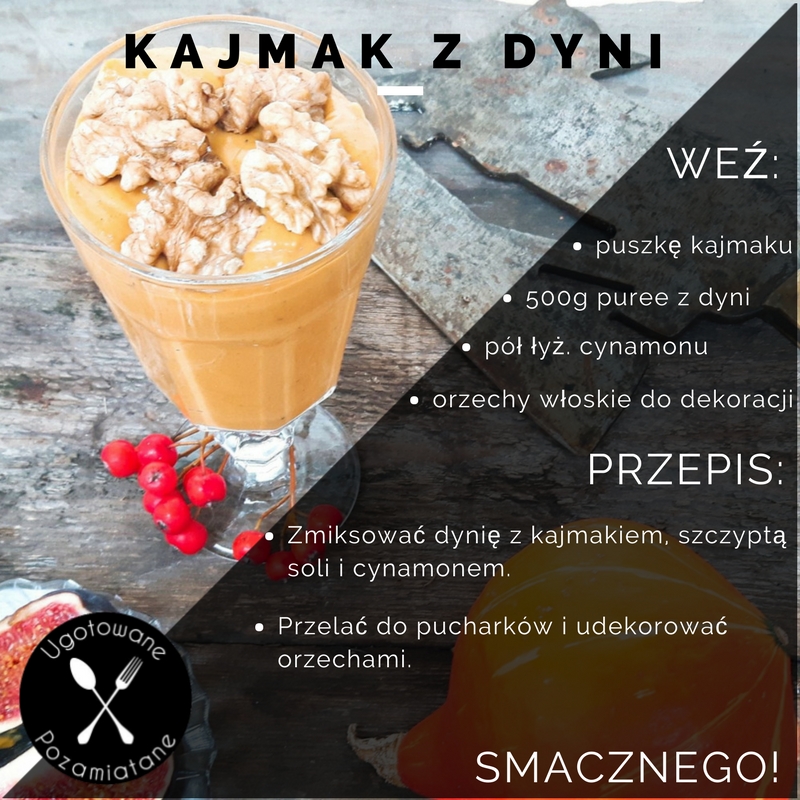 Kajmak z dyni