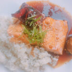 Łosoś z sosem teriyaki