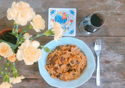 Przepis na kapustę wigilijną postny bigos