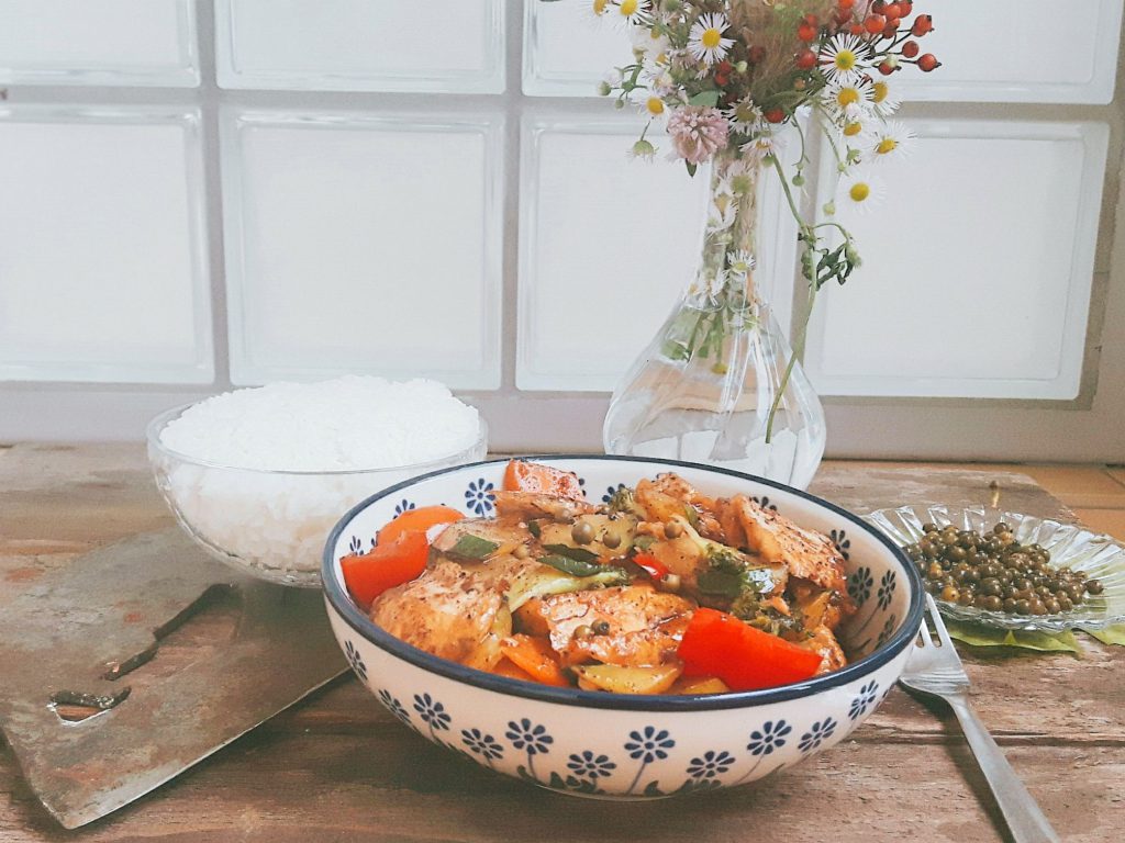 curry z pieprzem i tofu