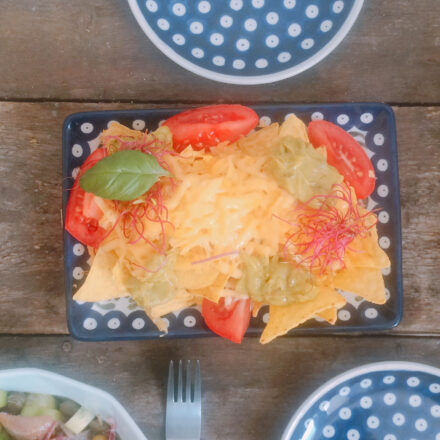 Nachosy z guacamole