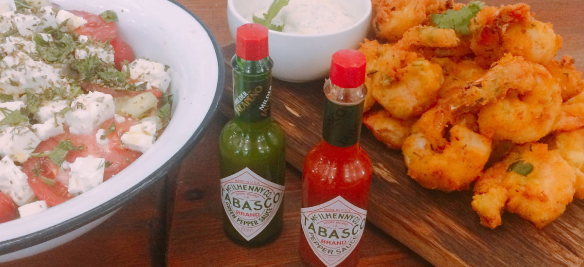 Przepis na krewetki w panierce tabasco