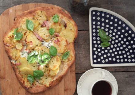 pizza z boczkiem